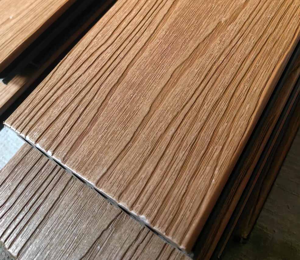 China wood polymer composite decking