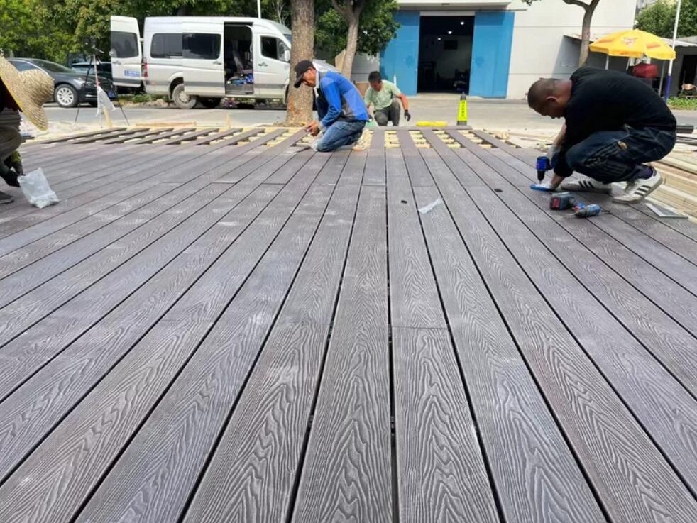 China wpc deck flooring made of wpc