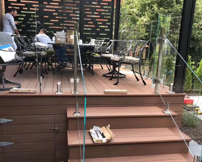 Our Wpc Decking Projects Projects By Wood Plastic Composite Materials China Composite Materials