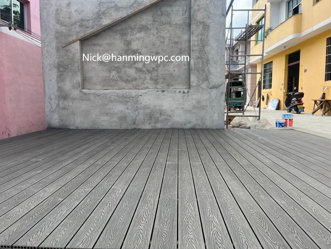 china composite decking with wood Texture