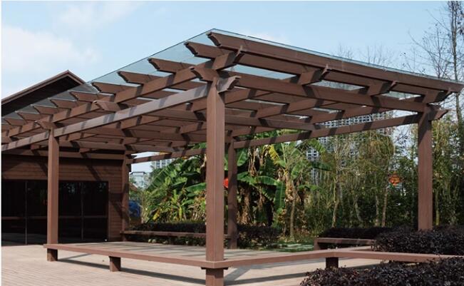 pergola made of wpc in china