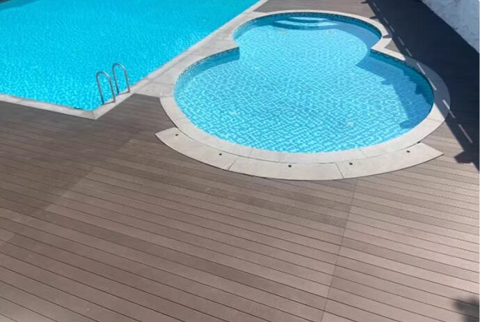 swimming pool wpc deck